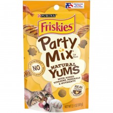 Friskies Party Mix Natural Yums Chicken 60g, 11914244, cat Treats, Friskies, cat Food, catsmart, Food, Treats